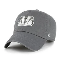 Women's '47 Gray Cincinnati Bengals Bright Side Clean Up Adjustable Hat