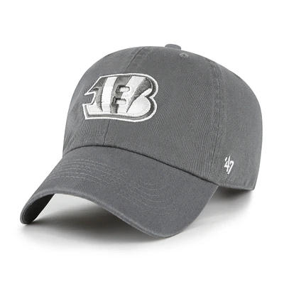 Women's '47 Gray Cincinnati Bengals Bright Side Clean Up Adjustable Hat