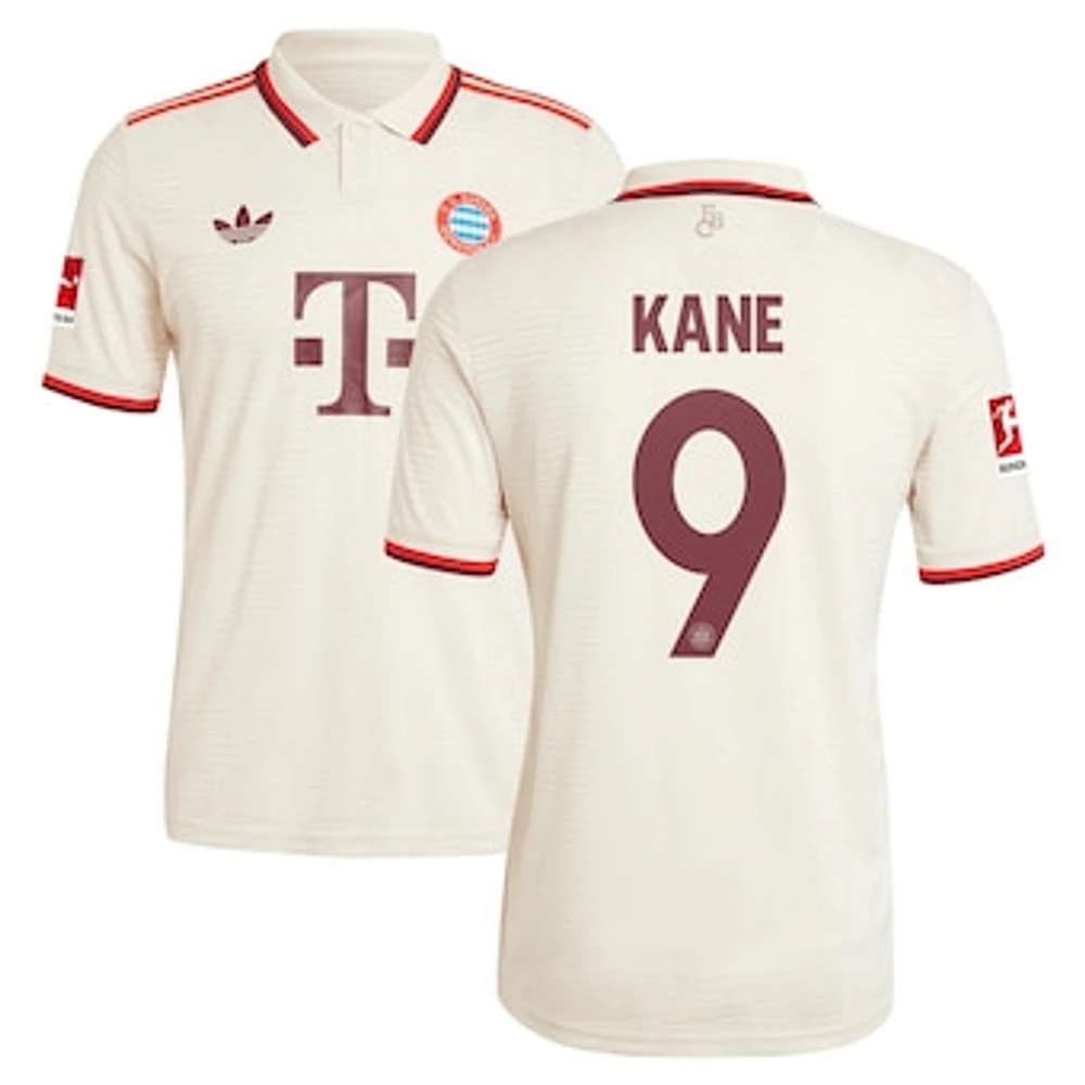 Men's adidas Originals Harry Kane Cream Bayern Munich 2024/25 Third Authentic Player Jersey