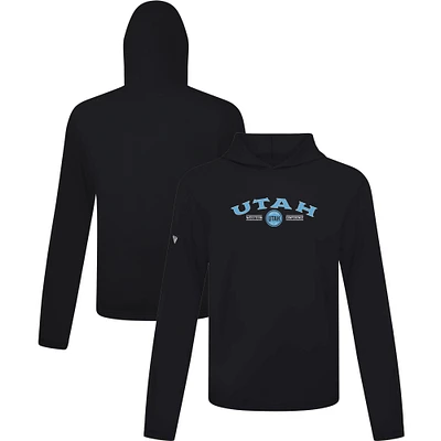 Men's Levelwear  Black Utah Hockey Club Anthem Ice Wall Pullover Hoodie