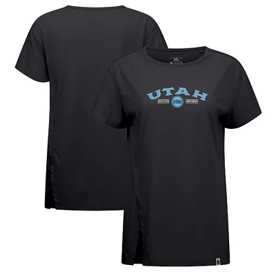 Women's Levelwear  Black Utah Hockey Club Influx Ice Wall T-Shirt