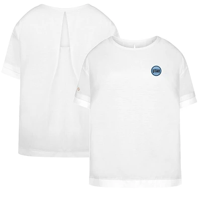 Women's Levelwear  White Utah Hockey Club Tulip T-Shirt