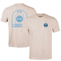 Men's Levelwear  Khaki Utah Hockey Club Richmond Stained Glass T-Shirt