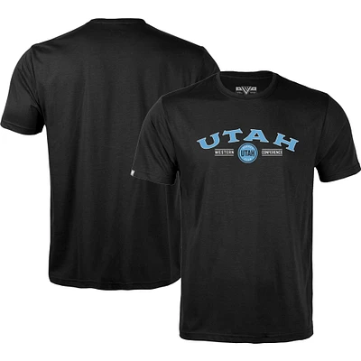 Men's Levelwear  Black Utah Hockey Club Richmond Ice Wall T-Shirt