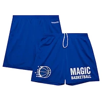 Men's Mitchell & Ness Blue Orlando Magic Hardwood Classics Gameday Mesh Shorts