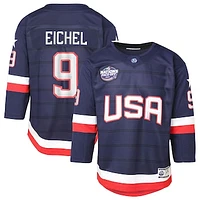 Youth Jack Eichel Navy USA 2025 4 Nations Face-Off Premier Player Jersey