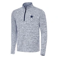Men's Antigua Navy Dallas Cowboys Cause Quarter-Zip Top