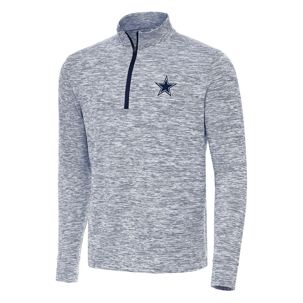 Men's Antigua Navy Dallas Cowboys Cause Quarter-Zip Top