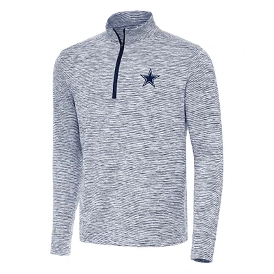 Men's Antigua Navy Dallas Cowboys Cause Quarter-Zip Top