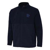 Men's Antigua Navy Houston Texans Daily Fused Full-Zip Jacket