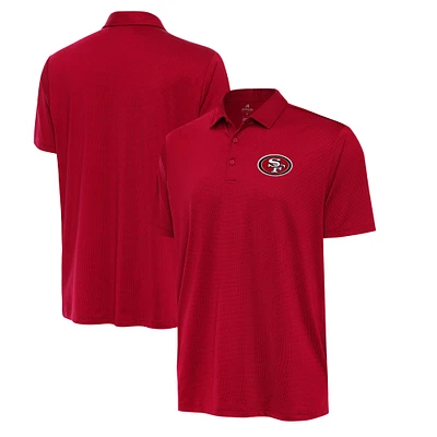 Men's Antigua Scarlet San Francisco 49ers Eclipse Polo