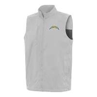 Men's Antigua Los Angeles Chargers Brisk Full-Zip Vest