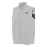 Men's Antigua Los Angeles Rams Brisk Full-Zip Vest