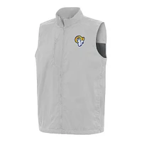 Men's Antigua Los Angeles Rams Brisk Full-Zip Vest