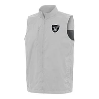 Men's Antigua Las Vegas Raiders Brisk Full-Zip Vest