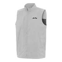 Men's Antigua New York Jets Brisk Full-Zip Vest