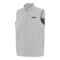 Men's Antigua New York Jets Brisk Full-Zip Vest