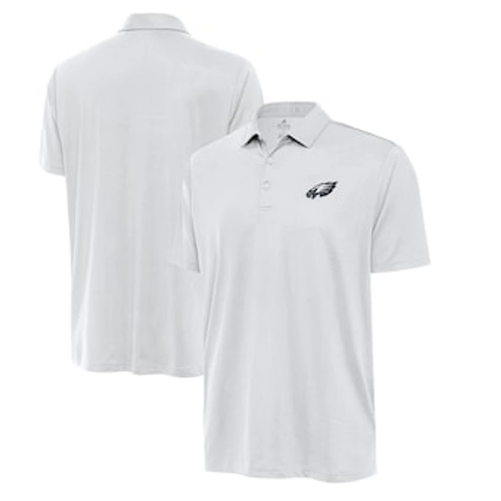 Men's Antigua White Philadelphia Eagles Big & Tall Ellipse Polo