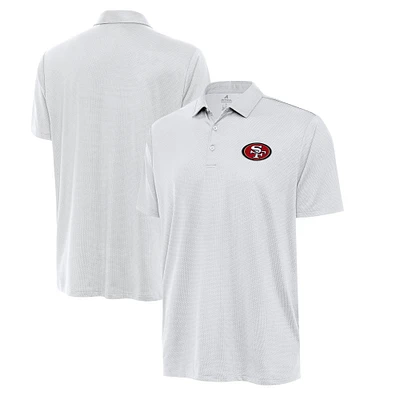 Men's Antigua White San Francisco 49ers Big & Tall Ellipse Polo