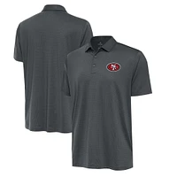 Men's Antigua Pewter San Francisco 49ers Big & Tall Ellipse Polo