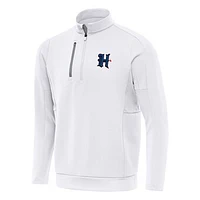 Men's Antigua Houston Texans Generation Quarter-Zip Pullover Top