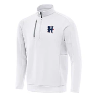 Men's Antigua Houston Texans Generation Quarter-Zip Pullover Top