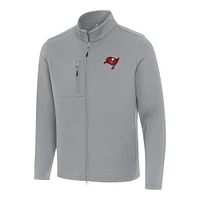 Men's Antigua Tampa Bay Buccaneers Objection Full-Zip Jacket