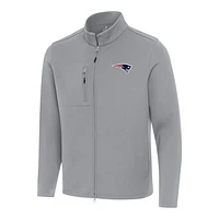 Men's Antigua New England Patriots Objection Full-Zip Jacket