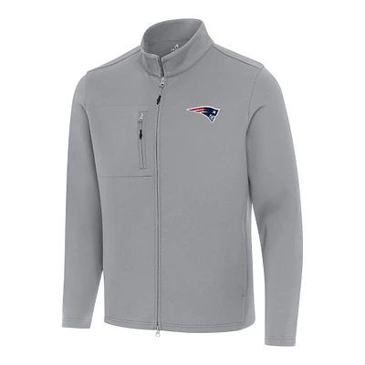 Men's Antigua New England Patriots Objection Full-Zip Jacket