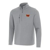 Men's Antigua Washington Commanders Insider Quarter-Zip Pullover Top