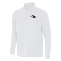 Men's Antigua Baltimore Ravens Intent Quarter-Zip Pullover Top