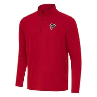 Men's Antigua Atlanta Falcons Intent Quarter-Zip Pullover Top
