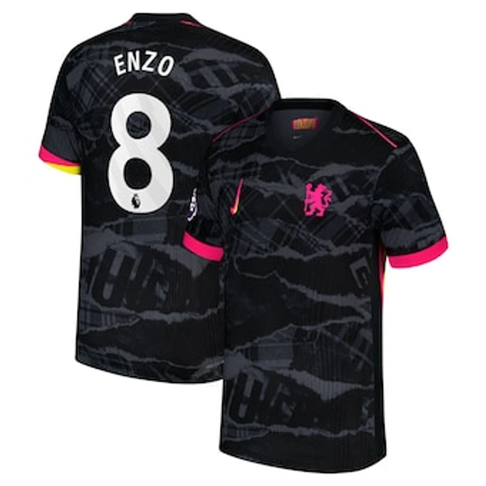 Men's Nike Enzo Fernández Anthracite Chelsea 2024/25 Third Authentic Player Jersey