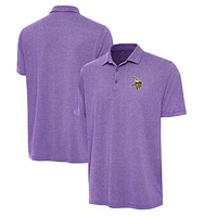 Men's Antigua Heather Purple Minnesota Vikings  Scheme Polo