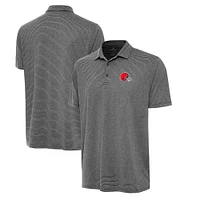 Men's Antigua Heather Cleveland Browns Scheme Polo