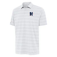 Men's Antigua White Houston Texans H-Town Tunnel Polo