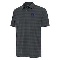 Men's Antigua Pewter Houston Texans H-Town Tunnel Polo