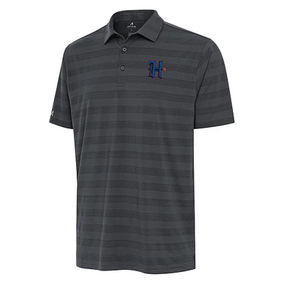 Men's Antigua Pewter Houston Texans H-Town Tunnel Polo