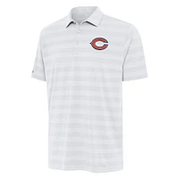 Men's Antigua White Chicago Bears  Tunnel Polo