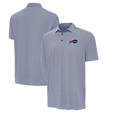 Men's Antigua Navy/White Buffalo Bills Twine Performance Polo
