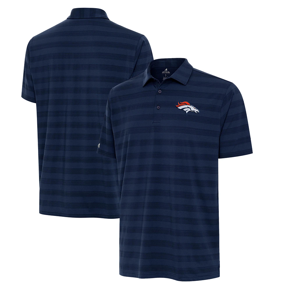 Men's Antigua Navy Denver Broncos Big & Tall Tunnel Polo