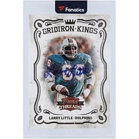 Larry Little Miami Dolphins Autographed 2010 Panini Threads Gridiron Kings #6 #6/50 Card