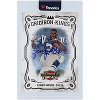 Lenny Moore Indianapolis Colts Autographed 2010 Panini Threads Gridiron Kings #23 #46/50 Card