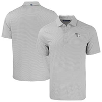 Men's Cutter & Buck /White Cleveland Guardians Forge Eco Double Stripe Stretch Recycled Polo