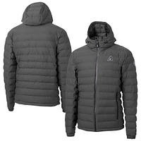 Men's Cutter & Buck Gray Arizona Diamondbacks Mission Ridge Repreve® Eco Insulated Full-Zip Hoodie Puffer Jacket