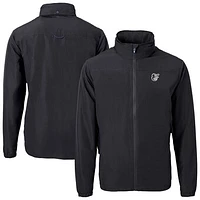 Men's Cutter & Buck Black Baltimore Orioles Charter Eco Recycled Full-Zip Hoodie Jacket