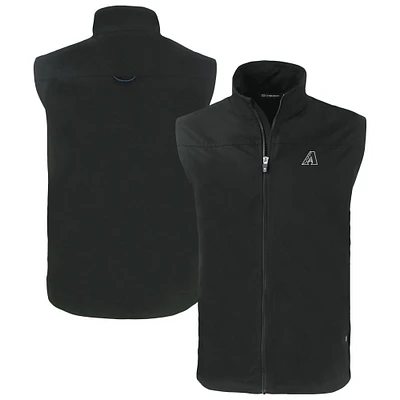 Men's Cutter & Buck Black Arizona Diamondbacks Charter Eco Recycled Full-Zip Vest