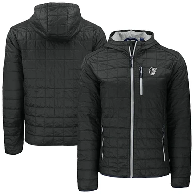 Men's Cutter & Buck Baltimore Orioles Rainier Eco Primaloft Full-Zip Hoodie Jacket
