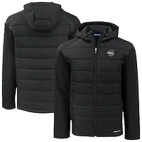 Men's Cutter & Buck Philadelphia Phillies Evoke Hybrid Eco Softshell Recycled Full-Zip Hooded Jacket