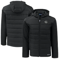 Men's Cutter & Buck Philadelphia Phillies Evoke Hybrid Eco Softshell Recycled Full-Zip Hooded Jacket